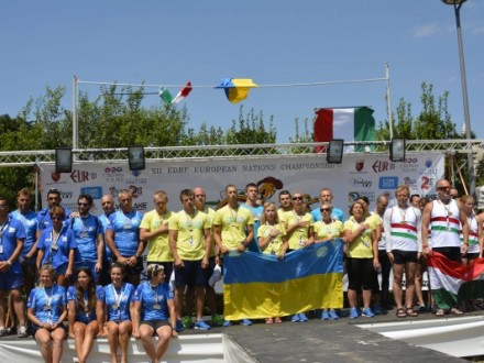 Украинцы завоевали Кубок Наций на турнире по гребле в Риме