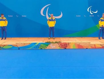 Украинские пловцы завоевали все медали в заплыве на Паралимпиаде