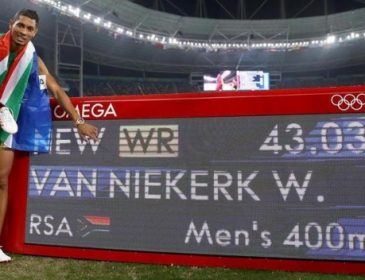 Вайде ван Никерк назван лучшим атлетом года