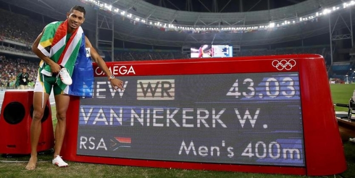 Вайде ван Никерк назван лучшим атлетом года