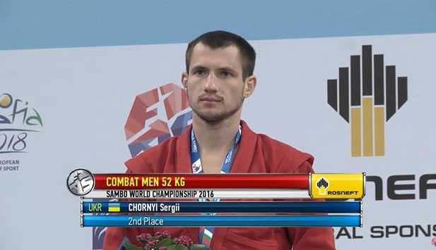 Украинец завоевал серебро на Чемпионате мира по боевому самбо