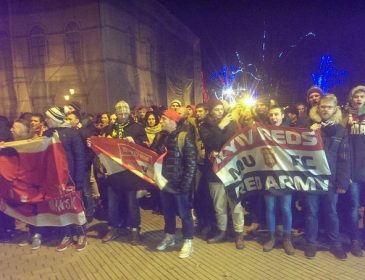 В Одессе стартовал марш фанатов «Манчестер Юнайтед»