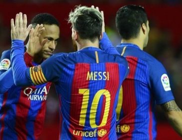 Месси сделал дубль в матче «Барселона» — «Осасуна»