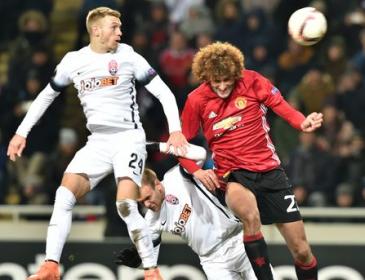 УЕФА оштрафовал «Зарю» за матч против «Манчестер Юнайтед» в Лиге Европы