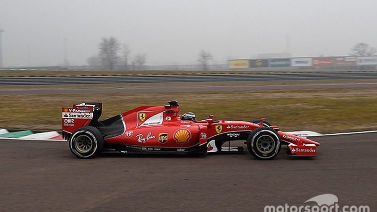 Джовинаццо дебютировал за рулем болида Ф1 Ferrari в Фиорано