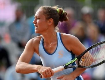 Украинская теннисистка вылетела в первом раунде турнира в США