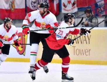 ЧМ по хоккею в Киеве: Австрия обыграла Венгрию