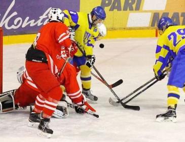Юниорская сборная Украины проиграла Японии на чемпионате мира по хоккею
