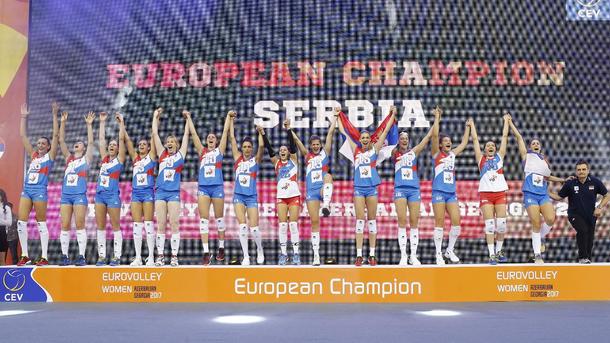 Сборная Сербии стала чемпионом Европы по волейболу